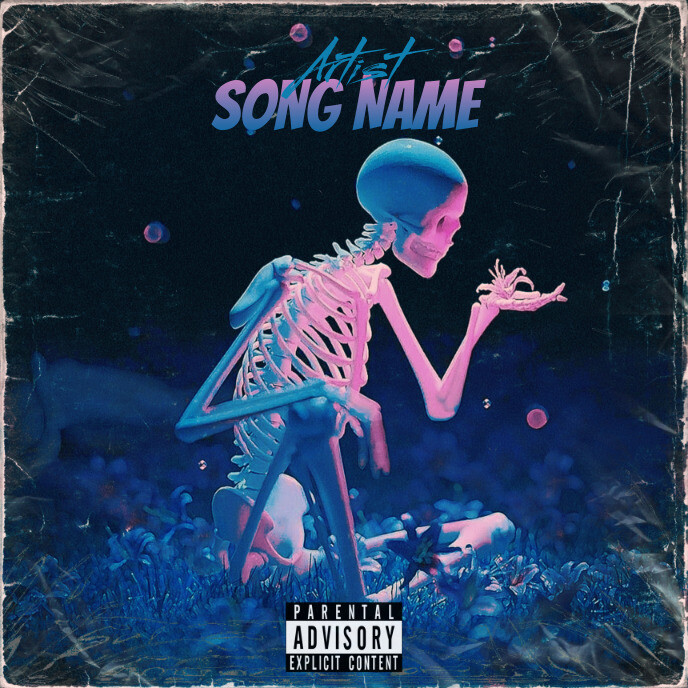 Skull Cover Album music art trap mixtape rap Template | PosterMyWall