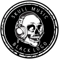 Skull Headphone Music Circle Transparent Logo template