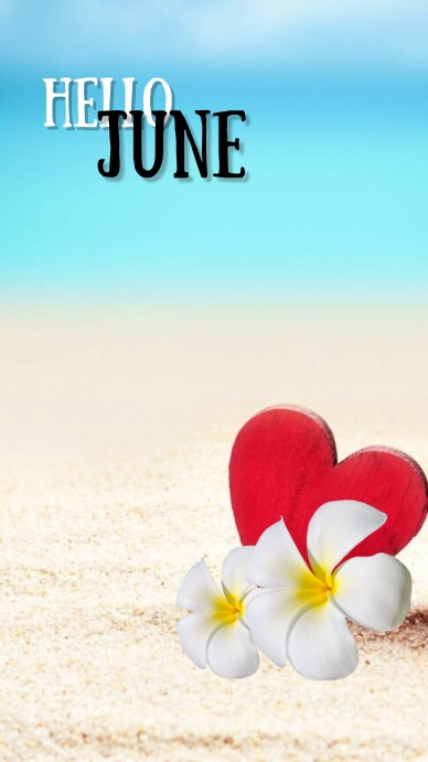 June Beach Background