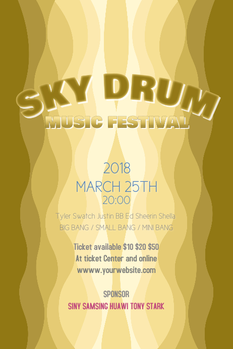 Kopie Von Sky Music Festival Postermywall