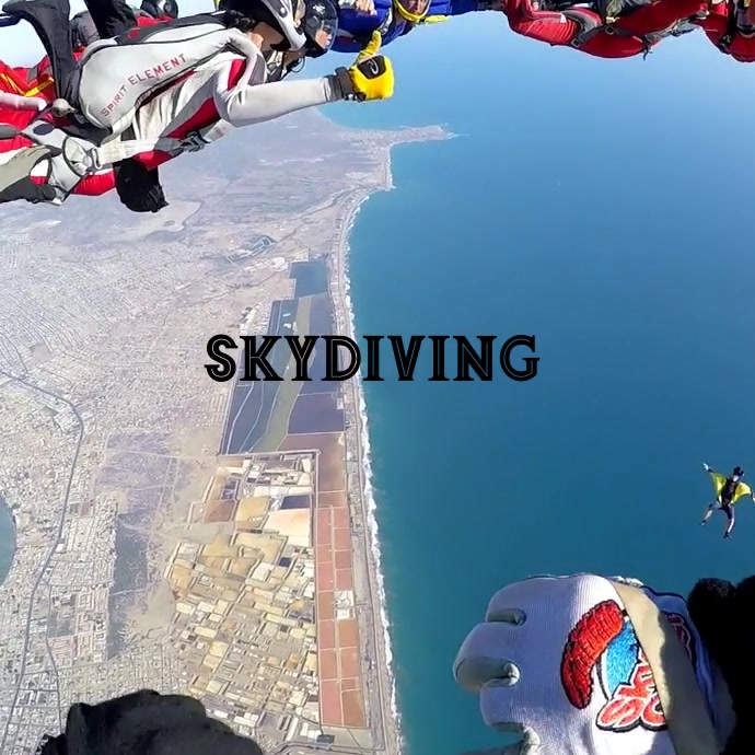 Skydiving Sample Layout Copy of Skydiving | PosterMyWall