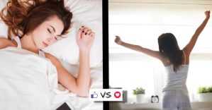 Sleep In vs Early Riser Facebook Event Cover template