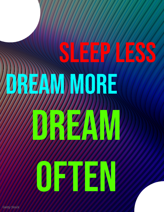 Sleep less Template | PosterMyWall
