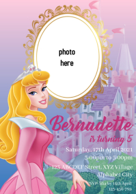 Sleeping Beauty Birthday Invitation Template | PosterMyWall