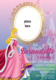 Sleeping Beauty Birthday Invitation Template | PosterMyWall