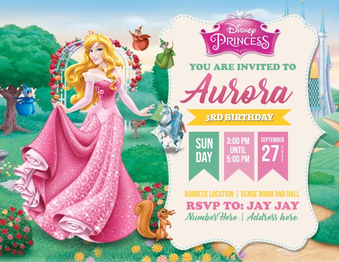 Sleeping Beauty Template | PosterMyWall