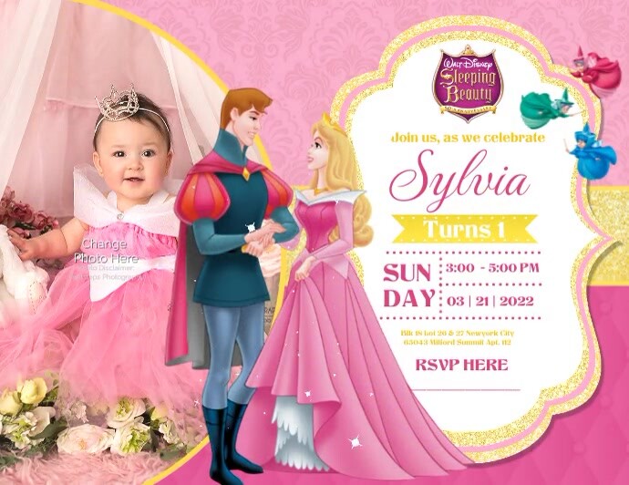 Sleeping Beauty Template | PosterMyWall