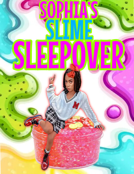 Slime Rant Layout Template Plantilla de slime | PosterMyWall