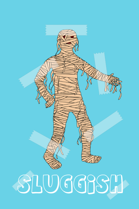 sluggish Poster template