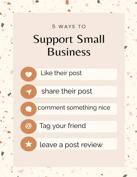 Small business Flyer (Letter pang-US) template