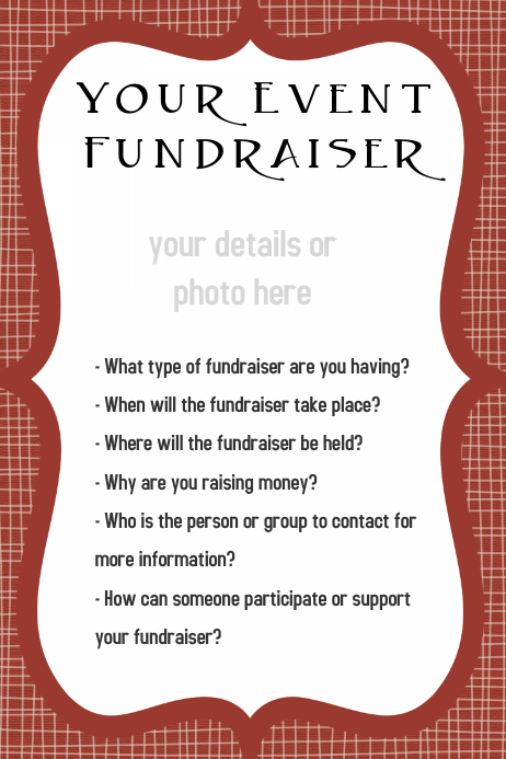 Small Business Event Fundraiser Template Retail Invitation