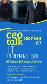 Small Business Event Video Ad Template Digital Display (9:16)