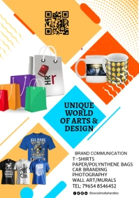 small business flyer A2 template