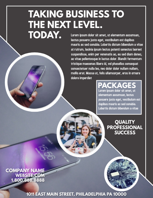 Brown Small Business Flyers Template | PosterMyWall