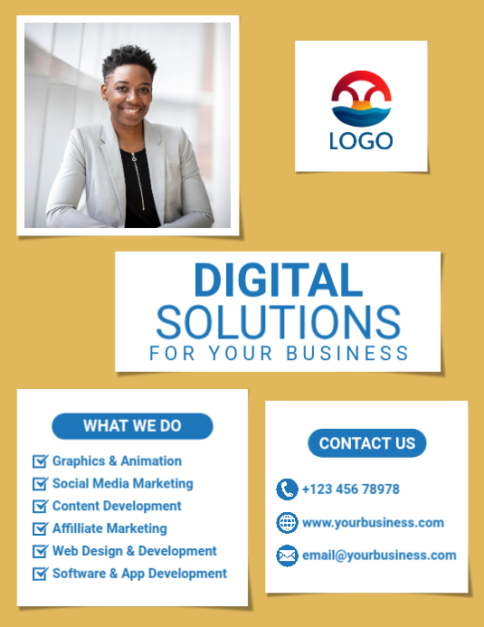 small business flyers Template | PosterMyWall