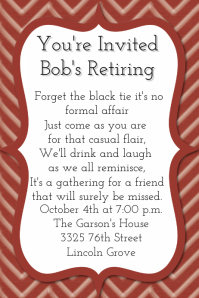 60 customizable design templates for retirement postermywall formal retirement invitation