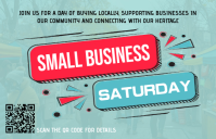 Small business saturday,event,retail Tabloid template