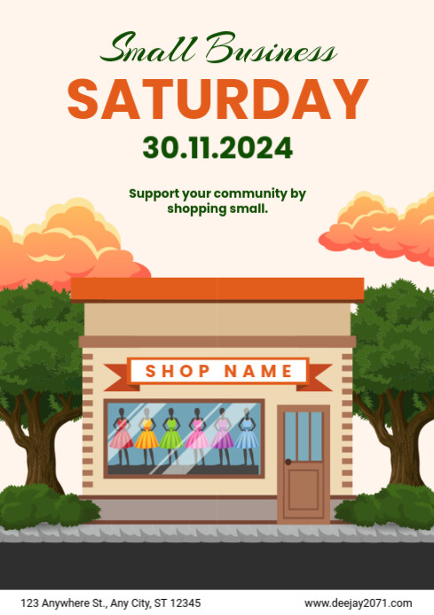 Small Business Saturday Template | PosterMyWall