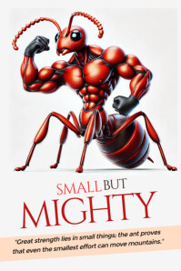 Small but mighty Plakkaat template
