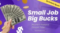 small job big bucks Presentation (16:9) template