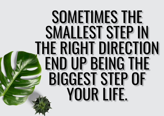 Plantilla de SMALLEST AND BIGGEST QUOTE TEMPLATE | PosterMyWall
