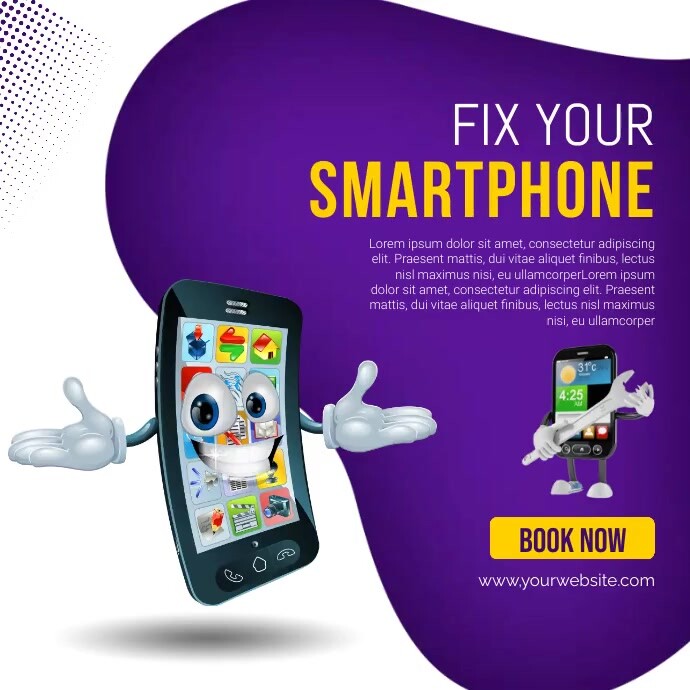 smarphone7 Instagram Post template