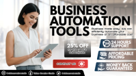 Smart Business Automation Solutions Template YouTube Thumbnail