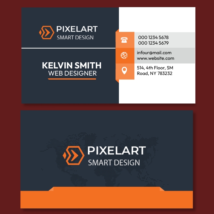 Smart Business Card Template | PosterMyWall