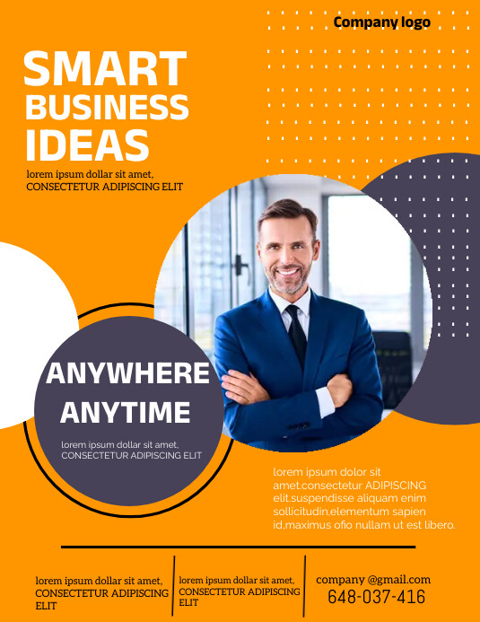 Smart business ideas Pamflet (VSA Brief) template