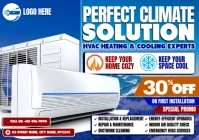 Smart Comfort, Reliable Climate Control A4 template