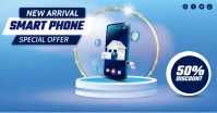 Smart Phone Banner Facebook Shared Image template