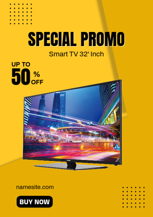 Smart Tv A3 Template PosterMyWall