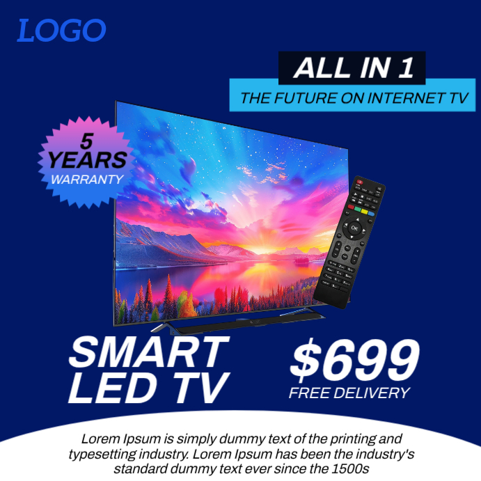 Smart TV AD Template | PosterMyWall