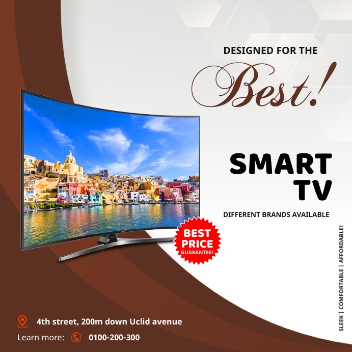 Smart TV Template | PosterMyWall