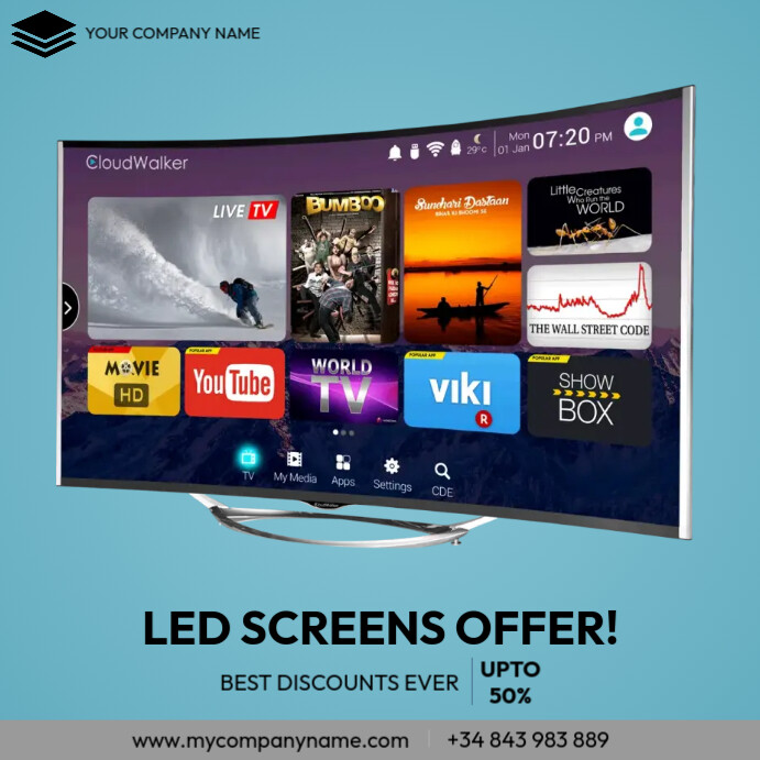 Copy of smart tv | PosterMyWall