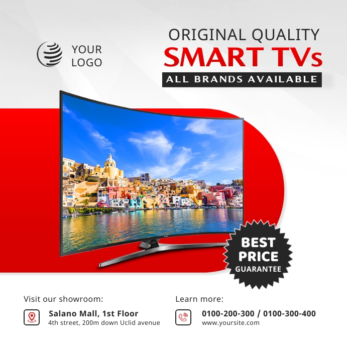 Smart TV Template | PosterMyWall