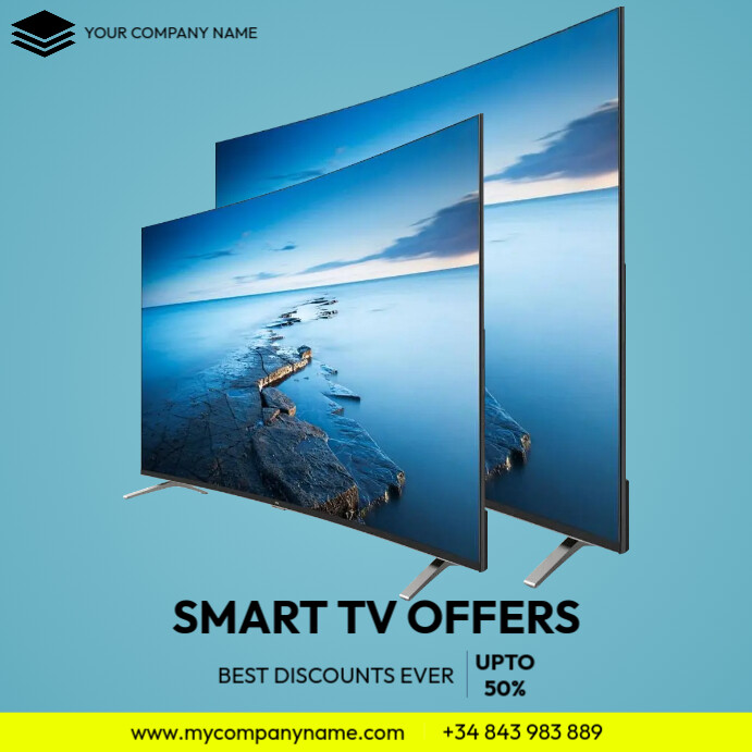 smart tv Template | PosterMyWall