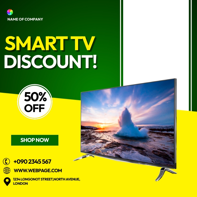 Copy of SMART TV ON OFFER FLYER PosterMyWall