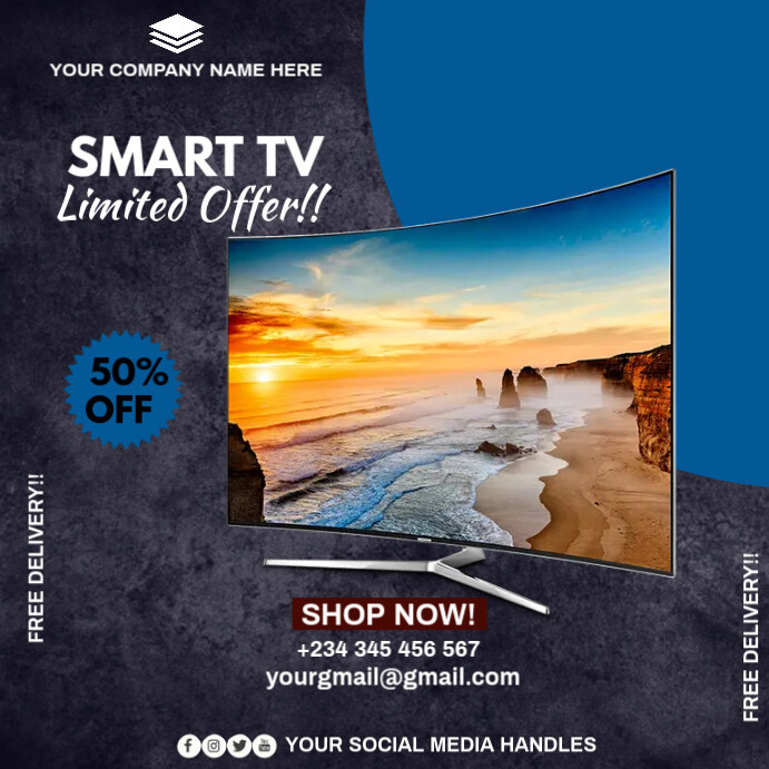 Copy Of Smart Tv Sale PosterMyWall copy-of-smart-tv-sale-postermywall