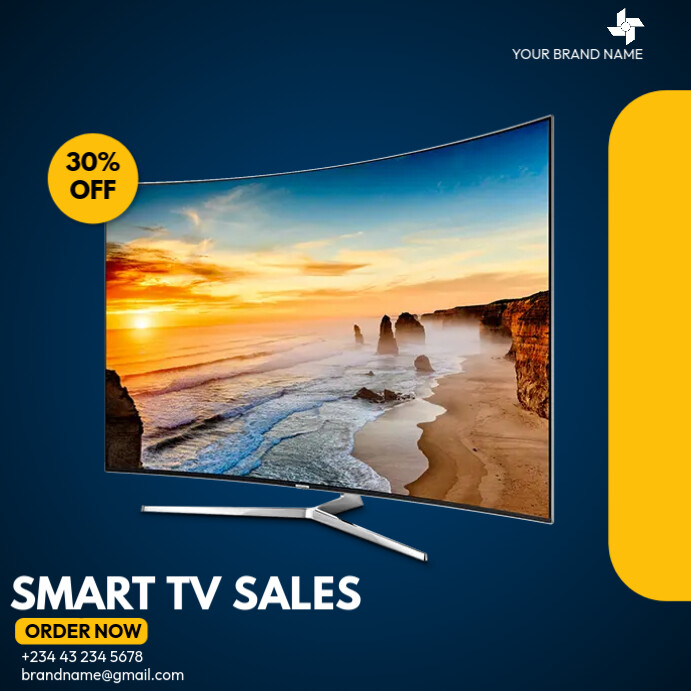 smart tv sale Template PosterMyWall