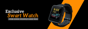 Hitam Smart Watch Promotion Twitter Banner Template