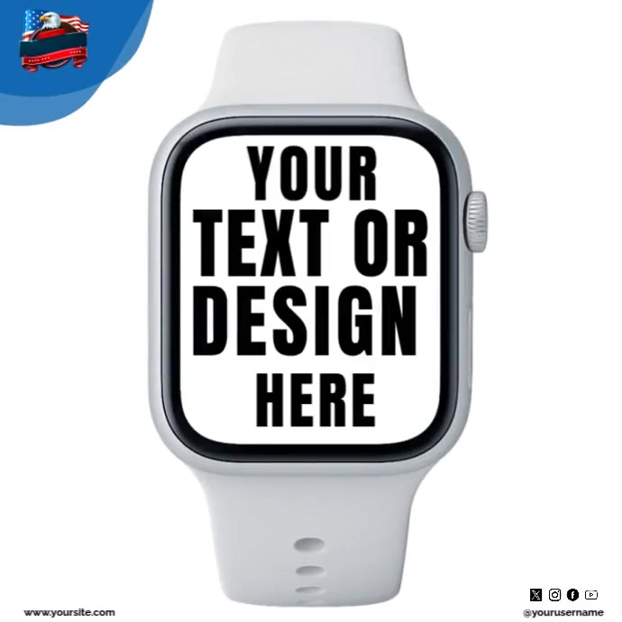 Smart Watch Mockup Instagram Post template
