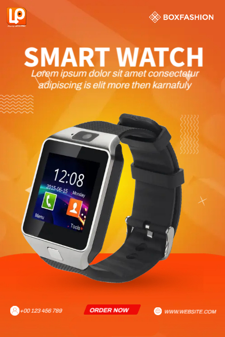 Copy of Smart Watch Template | PosterMyWall Copy of Smart Watch Template | PosterMyWall