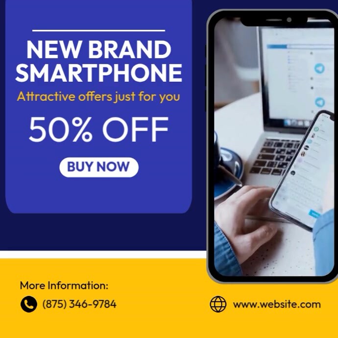 Smartphone Post Smartphone Ads Template | PosterMyWall