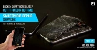 Smartphone Mobile Repair Services Video Faceb Facebook Ad template
