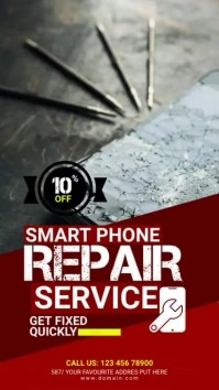 Smartphone Repair Digital Display template