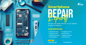 Smartphone Repair Experts Ad template Ibinahaging Larawan sa Facebook