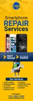 Smartphone Repair Service Banner Spanduk 2' × 6' template