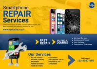 Smartphone Repair Service Открытка template