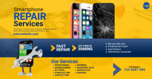 Smartphone Repair Service Imagen Compartida en Facebook template
